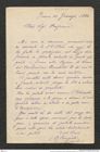 Nachlass Franz Steindachner, Brief von Brancaleone Borgioli an Franz Steindachner (11.01.1884), Inv.Nr. 45.01, Seite 1